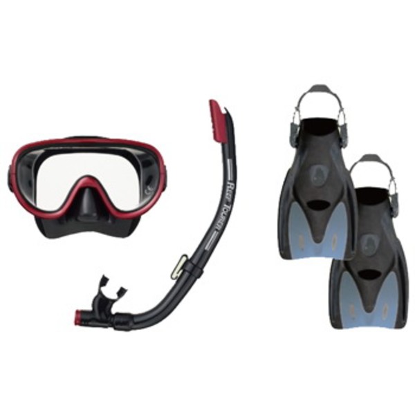 リーフツアラー RP3002 大人用マスク&スノーケル&フィンセット RP3002 スノーケリング用品