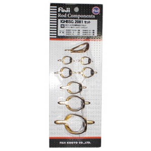 富士工業(FUJI KOGYO) SiCゴールド中大物竿HBガイドセット IGHBSG2081 ガイドセット