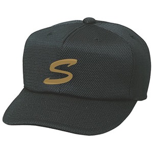 エスエスケイ(SSK) 角ツバ６方型ダブルメッシュベースボールキャップ 野球帽子 ５５ｃｍ ９０（ブラック） SSK-BCG061
