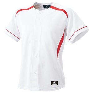 エスエスケイ(SSK) ダミーオープンプレゲームシャツ 野球／ソフトボール Ｏ １０２０（ホワイト×レッド） SSK-BW0901