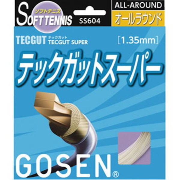 ゴーセン(GOSEN) TECGUTテックガットスーパー GOS-SS604 テニス用品