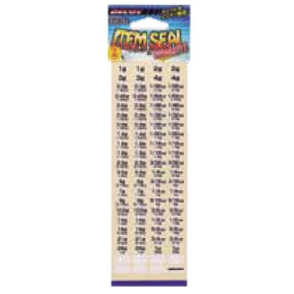 カツイチ(KATSUICHI) デコイ アイテムシール   ワームシンカー&リグ