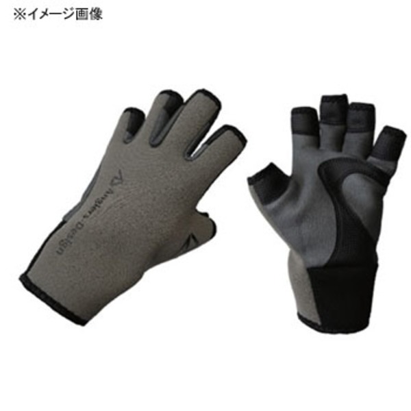 アングラーズデザイン(Anglers-Design) ストレッチウォーマーグローブ5切 ADG-05 ファイブフィンガーレス(フィッシング)