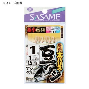 ささめ針(SASAME) ちょい太豆アジ S-109