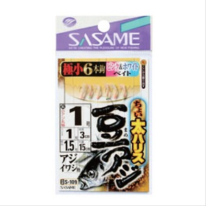 ささめ針(SASAME) ちょい太豆アジ S-109