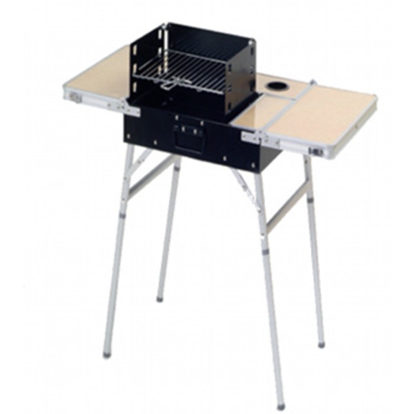 ビニター(Vinita) システムサイドテーブル付BBQ KWY-05 BBQコンロ(脚付き)