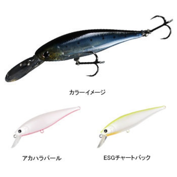 ラッキークラフト(LUCKY CRAFT) ビーフリーズ65S ESG   ミノー(リップ付き)