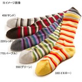 キャラバン(Caravan) RLメリノ ナロボーダー 131011 ハイ･クルーソックス