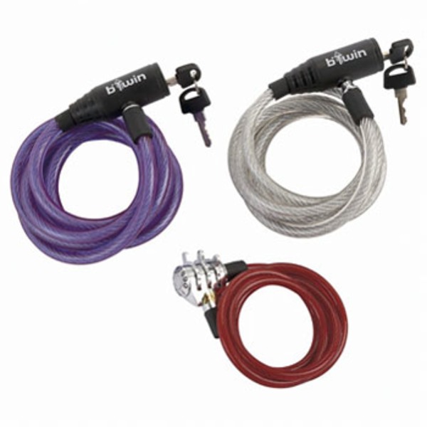B’TWIN(ビトウイン) SET OF 3 BIKE LOCKS 805953-2648708 鍵･ロック