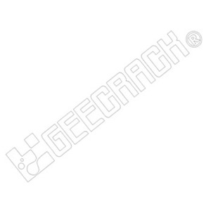 GEECRACK(ジークラック） ロゴステッカー２００ ホワイト