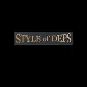 デプス(Deps) スタイルオブデプスカッティングステッカー M ゴールド デプス(Deps) スタイルオブデプスカッティングステッカー M ゴールド