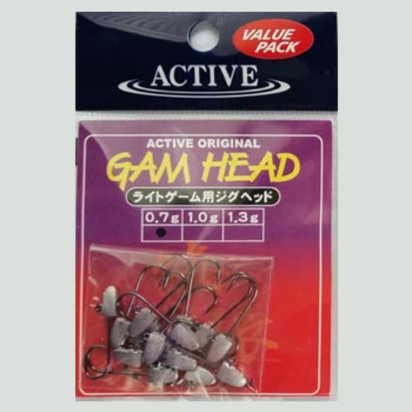 アクティブ ガムヘッド バリュー 10884 ワームフック(ライトソルト用)