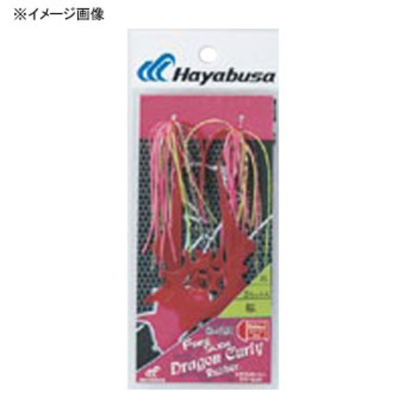 ハヤブサ(Hayabusa) 無双真鯛 フリースライド ドラゴンカーリー ラバーセット SE135 タイラバネクタイ･トレーラー