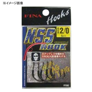 フィナ(FINA) NSS HOOK(エヌエスエスフック) FF202 ワームフック(マス針タイプ)