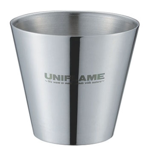 ユニフレーム(UNIFLAME) ストレートダブルマグ SUS 666272 ステンレス製マグカップ