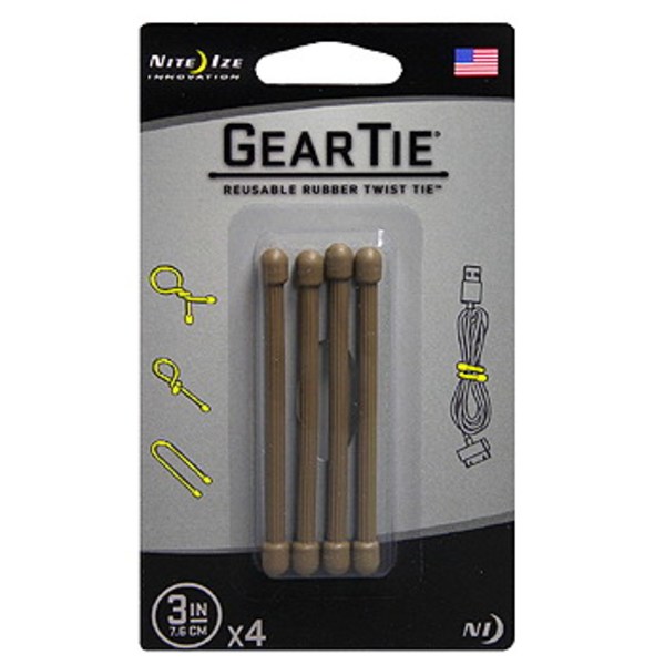 NITEIZE(ナイトアイズ) ギア―タイ 3インチ GT3-4PK-29 その他便利小物