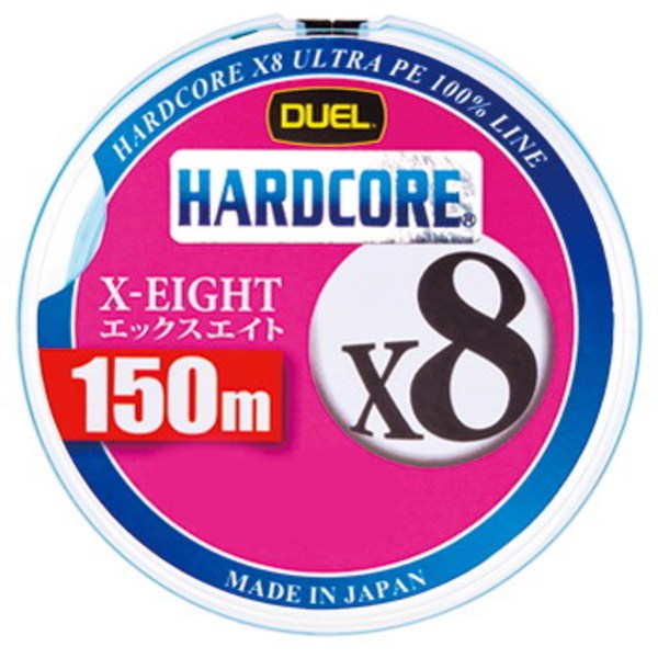 デュエル(DUEL) HARDCORE X8(ハードコア エックスエイト) 150m H3294-W オールラウンドPEライン
