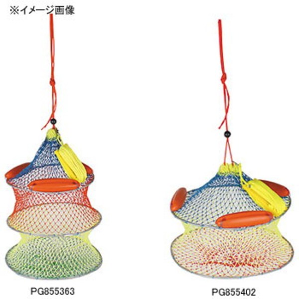 大阪漁具(OGK) パイレンワイヤー巻スカリ PG855362 活かしクーラー･スカリ