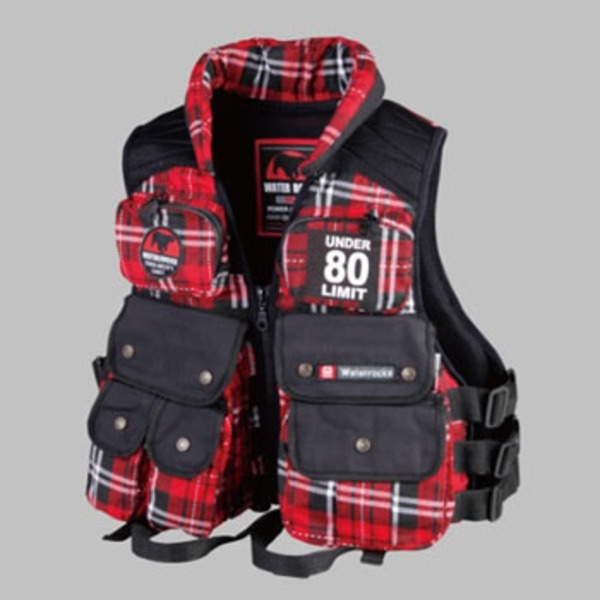 ウォーターロックス WRLV-3095 アーミーライフベスト WRLV-3095 タックル収納付き