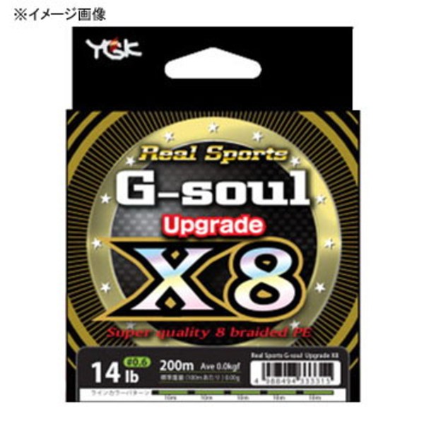XBRAID(エックスブレード) リアルスポーツ G-soul X8 アップグレード 200m   オールラウンドPEライン