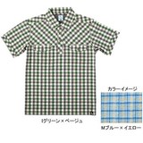 ムッシュ(MUSSHU) プリントチェックメンズ半袖ポロシャツ 40200 【廃】メンズ速乾性半袖シャツ