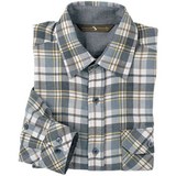 ムッシュ(MUSSHU) しなやかメンズ長袖チェックシャツ 50390 長袖シャツ(メンズ)