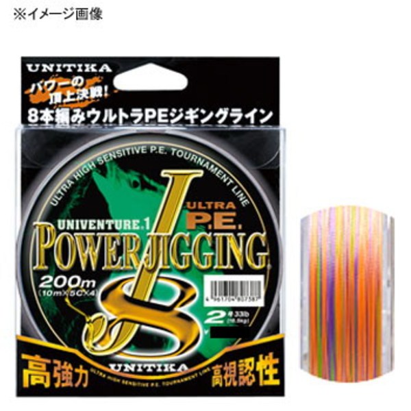 ユニチカ(UNITIKA) ユニベンチャー1パワージギング8 200m   ジギング用PEライン