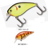Strike King(ストライクキング) KVD スクエアビルクランクベイト   クランクベイト
