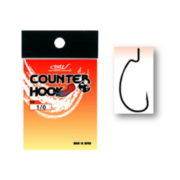 ODZ(オッズ) カウンターフック ZH-19 ワームフック(オフセット)