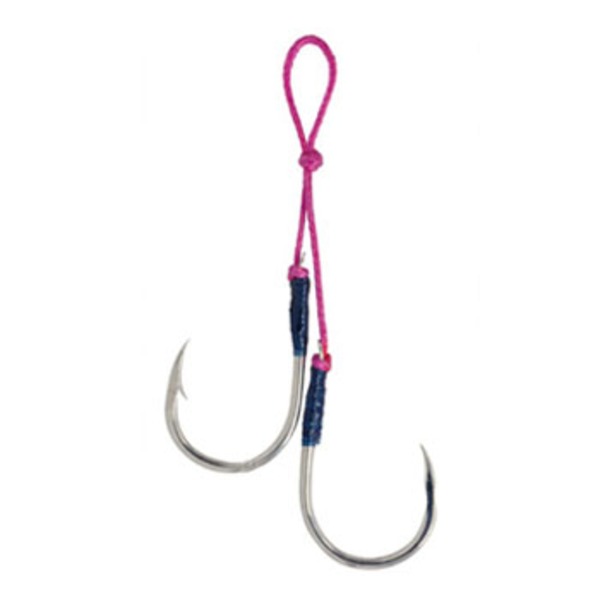 ゼスタ(XeSTA) アシストフック Wクロウ段差 青物チューン   ジグ用アシストフック