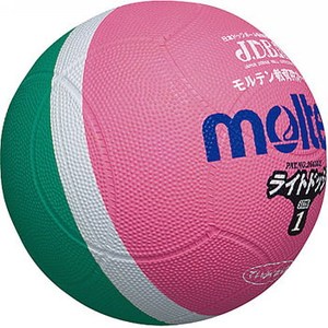 モルテン(molten) ライトドッジ 日本ドッジボール協会推薦球 １号 ピンク×緑 MRT-SLD1MP