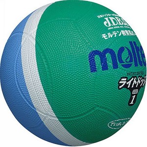 モルテン(molten) ライトドッジ 日本ドッジボール協会推薦球 １号 緑×サックス MRT-SLD1MSK