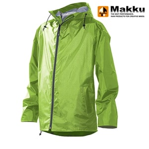 マック(Makku) レイントラックジャケット Ｍ ライトグリーン AS-900