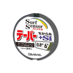 ダイワ(Daiwa) サーフセンサー ハイパーテーパー ちから糸＋Ｓｉ ０．８-６号 イエロー 4630242