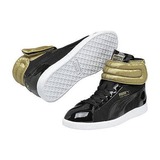 PUMA(プーマ) PMJ-355165 ファーストラウンド シャイニー ハイ JR # 355165 スニーカー(ジュニア/キッズ/ベビー)