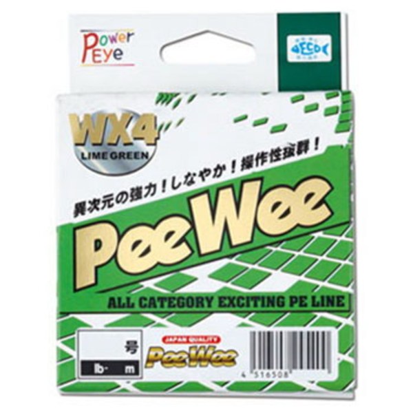 アルファタックル(alpha tackle) パワーアイPeeWee WX4 150m 24532 オールラウンドPEライン