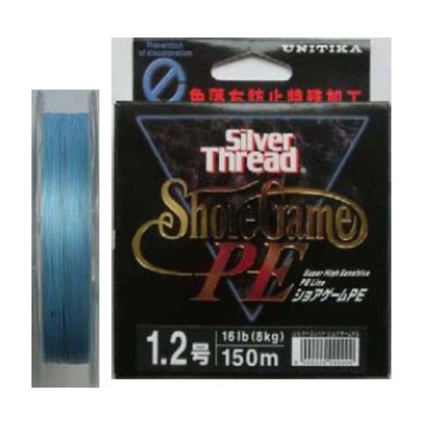 ユニチカ(UNITIKA) シルバースレッド ショアゲームPE 150m 06173 オールラウンドPEライン