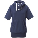 HELLY HANSEN(ヘリーハンセン) ショートスリーブ スウェットプル ボタンチュニック Women’s HTW31352 スウェット･パーカー(レディース)