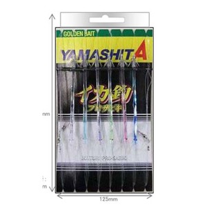 ヤマシタ(YAMASHITA) イカ釣プロサビキ ＫＲＴ １１-１ ６本