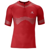 SALOMON(サロモン) エクゾ S-LAB ジップ ティー Men’s L32872100 【廃】メンズ速乾性半袖Tシャツ