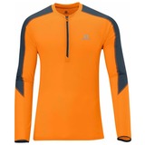 SALOMON(サロモン) トレイル ランナー ロングスリーブ ジップティー Men’s L35199300 長袖Tシャツ(メンズ)