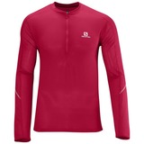 SALOMON(サロモン) トレイル ランナー ロングスリーブ ジップティー Men’s L35199400 長袖Tシャツ(メンズ)