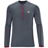 SALOMON(サロモン) トレイル ランナー ロングスリーブ ジップティー Men’s L35314600 長袖Tシャツ(メンズ)
