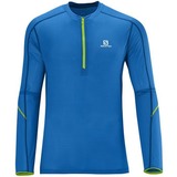 SALOMON(サロモン) トレイル ランナー ロングスリーブ ジップティー Men’s L35314700 長袖Tシャツ(メンズ)