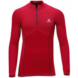 SALOMON(サロモン) エグゾ モーション ロングスリーブ ジップティー Men’s L35289200 長袖Tシャツ(メンズ)