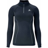 SALOMON(サロモン) エグゾ モーション ロングスリーブ ジップティー Women’s L35289400 Tシャツ･カットソー長袖(レディース)