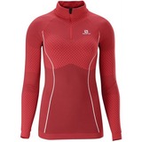 SALOMON(サロモン) エグゾ モーション ロングスリーブ ジップティー Women’s L35289500 Tシャツ･カットソー長袖(レディース)
