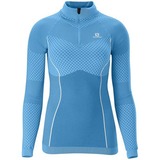 SALOMON(サロモン) エグゾ モーション ロングスリーブ ジップティー Women’s L35289600 Tシャツ･カットソー長袖(レディース)