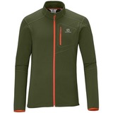 SALOMON(サロモン) ディスカバリー フルジップ ミッドレイヤー Men’s L35225600 フリースジャケット(メンズ)