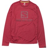 SALOMON(サロモン) JP ビックロゴ ロングスリーブウォームテックティー L35949700 長袖Tシャツ(メンズ)